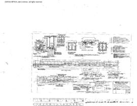 Northern Pacific Engineering Drawing, Depot at Missoula, Montana, 1944