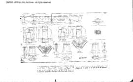 Northern Pacific Engineering Drawing: General Plan/Pier/Abutment, Bridge 209 - Clark Fork River, ...