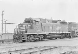 Burlington Northern diesel locomotive 2542 at Auburn, Washington in 1970.