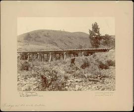 Northern Pacific bridge number 40 over Yakima River, Washington Territory, 1887.