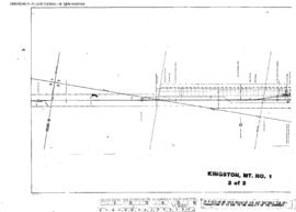 Plat Map of Great Northern Facilities at Kingston, Montana, undated
