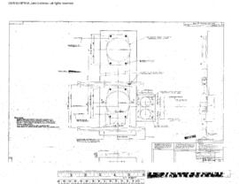 Northern Pacific Engineering Drawing, Car Shop, One Spot at Missoula, Montana, 1968