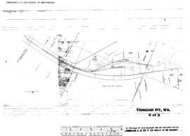 Plat Map of Great Northern Facilities at Trinidad Pit, Washington, undated