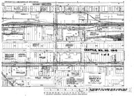 Plat Map of Great Northern Facilities at Seattle, Washington, 1965