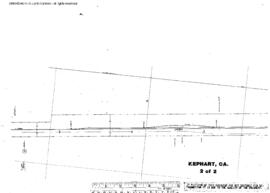 Plat Map of Great Northern Facilities at Kephart, California, 1931