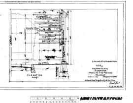 Northern Pacific Engineering Drawing, Side Warning Telltale at East Auburn, Washington, 1945