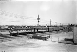 Amtrak diesel locomotive 9752 at Tacoma, Washington on May 3, 1971.