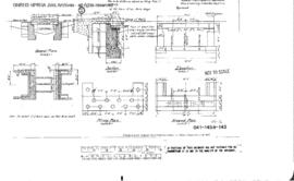 Northern Pacific Engineering Drawing: Plan/Detail Abutments, Bridge 143 (186), West of Lombard, M...