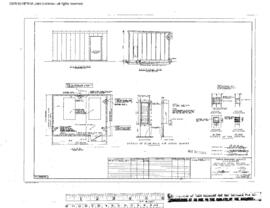 Great Northern Engineering Drawing, Building 12 Foot X 16 Foot for Two Electric Compressors, Meta...