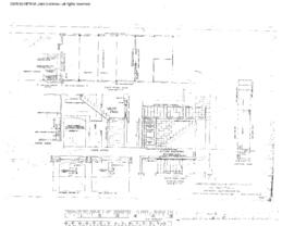 Spokane, Portland, and Seattle Railway Engineering Drawing, Freight House at Portland, Oregon, 1949