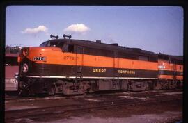 Great Northern Diesel Locomotive 277B at Seattle, Washington, undated