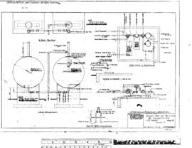 Great Northern Engineering Drawing, Diesel Fueling Facilities at South Klamath, Oregon, 1960