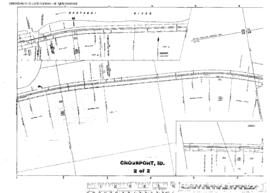 Plat Map of Great Northern Facilities at Crossport, Idaho, 1913