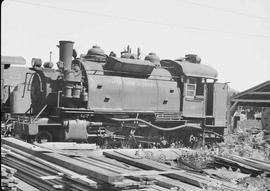 Schafer Brothers Logging Company Steam Locomotive Number 29 at Brady, Washington, circa 1948.