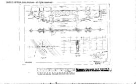 Northern Pacific Engineering Drawing: General Plan/Elevation/Map, Bridge 62.1 - Spokane River, We...