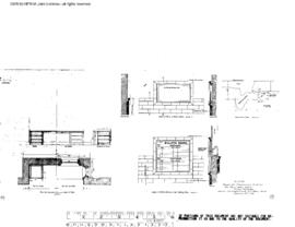 Northern Pacific Engineering Drawing, Depot at Pullman, Washington, 1916
