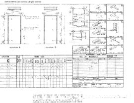 Great Northern Engineering Drawing, Car Shop at Interbay, Washington, 1969