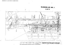 Plat Map of Great Northern Facilities at Glasgow, Montana, 1963