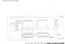 Northern Pacific Engineering Drawing: Piers, Bridge 113 (150) - Yellowstone River, West of Missio...
