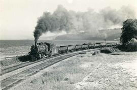 Great Northern Railway steam locomotive 1714 at Ballard, Washington in 1945.