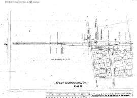 Plat Map of Oregon Electric Railroad Facilities at West Woodburn, Oregon, 1915