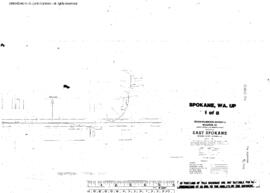 Plat Map of Union Pacific Facilities at Spokane, Washington, undated