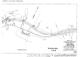 Plat Map of Northern Pacific Facilities at Whites, Washington, 1925
