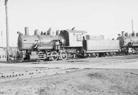 Northern Pacific steam locomotive 1049 at South Tacoma, Washington, in 1953.