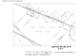 Plat Map of Great Northern Facilities at Seattle, Washington, 1965