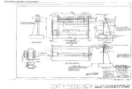 Northern Pacific Engineering Drawing: East Abutment, Bridge 115 - Highway Overpass, Livingston, M...