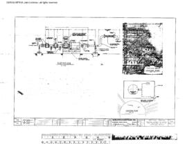 Burlington Northern Engineering Drawing, Unnamed Structure at Portland, Oregon, 1981