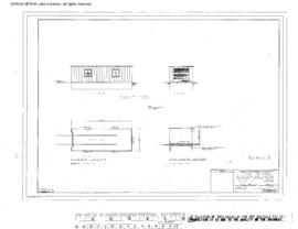 Great Northern Engineering Drawing, Line Change at Libby, Montana, 1969