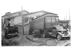 Seattle & Rainier Valley Railway Car 29 in Seattle, Washington, 1937