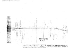 Plat Map of Great Northern Facilities at Gibson, Washington, 1970