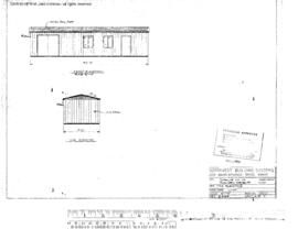 Great Northern Engineering Drawing, Unnamed Structure at Harrington, Washington, 1984