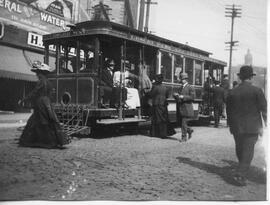 Seattle Electric Company cable car 22, Seattle, Washington, 1909