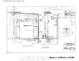 Great Northern Engineering Drawing, Diesel Repair Shop at Havre, Montana, 1972