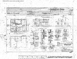 Northern Pacific Engineering Drawing, Section Buildings at Pasco, Washington, 1956