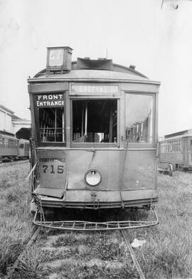 Seattle Municipal Railway Car 715, Seattle, Washington, undated