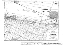 Plat Map of Northern Pacific Facilities at Aberdeen , Washington, 1917