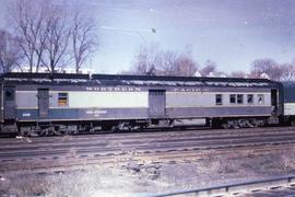 Burlington Northern railway post office car 1931 in 1973.