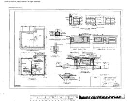 Great Northern Engineering Drawing, Depot at Sedro-Woolley, Washington, 1955