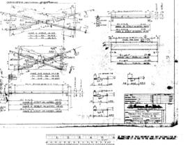 Northern Pacific Engineering Drawing, Freight House at Missoula, Montana, 1947