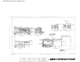 Great Northern Engineering Drawing, Diesel Repair Shop at Havre, Montana, 1949