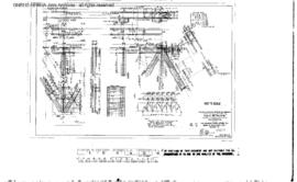 Great Northern Engineering Drawing: Shop Plan - End Posts, Bridge 424, West of Miller River, Wash...