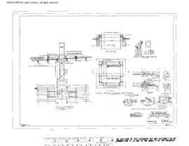Great Northern Engineering Drawing, Engine House at South Klamath, Oregon, 1932
