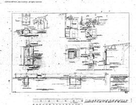 Northern Pacific Engineering Drawing, Roundhouse at Helena, Montana, 1960