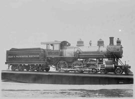Idaho & Washington Northern Railroad Steam Locomotive Number 15 at Philadelphia, Pennsylvania...
