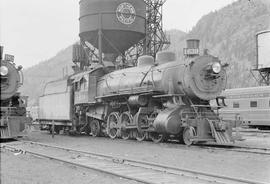 Northern Pacific steam locomotive 1639 at Paradise, Montana, in 1951.