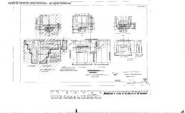 Spokane, Portland and Seattle Railway Engineering Drawing: Abutments/Pier, Bridge T57.5 - Waupani...